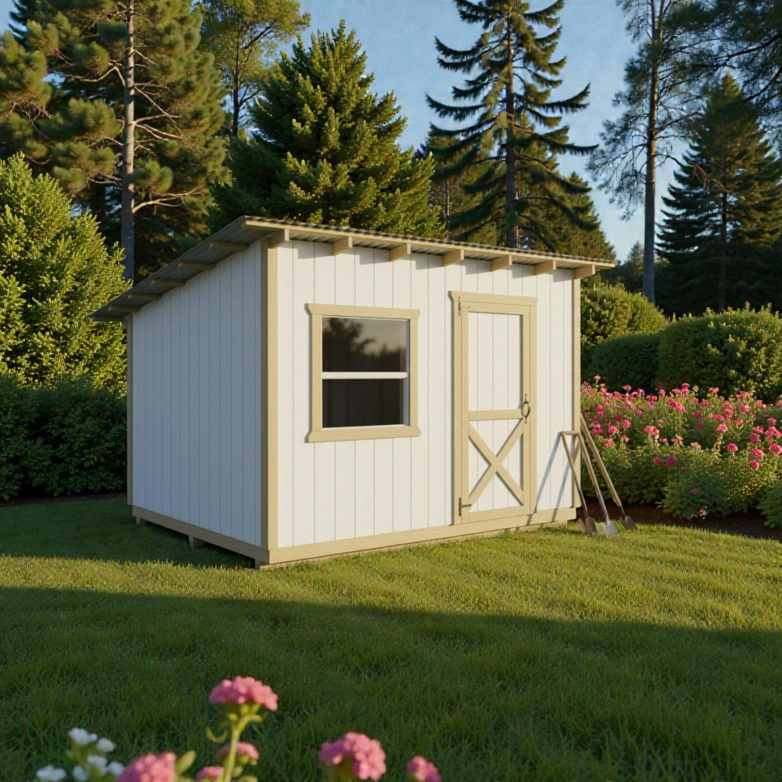 10x12 Shed Plans PDF – Easy DIY Wooden Storage Shed | Backyard Garden ...