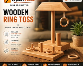 Pyramid Vase Holder Plans PDF – DIY 4-Tier Wooden Ladder Plant Stand – Garden Display Shelf Woodworking Blueprint – Instant Download
