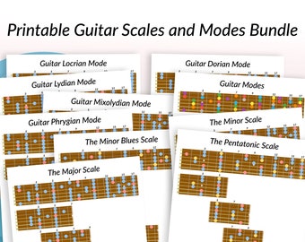 Guitar Scales and Modes Bundle