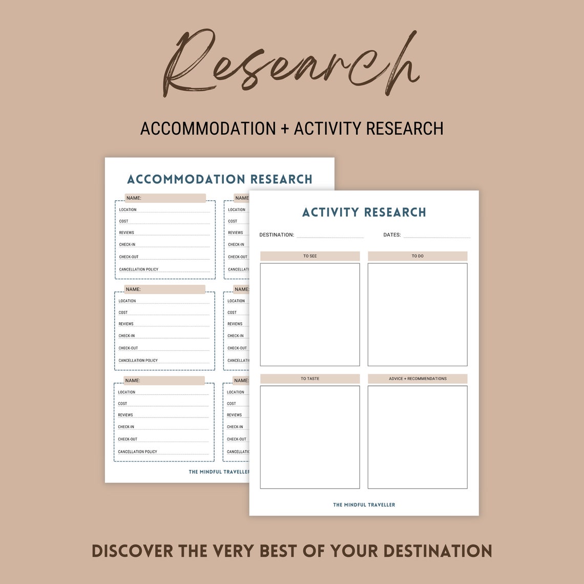 Road Trip Planner Printable, Travel Planner, Trip Itinerary Template ...