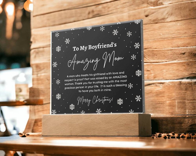 Boyfriends Mom Christmas Gift 