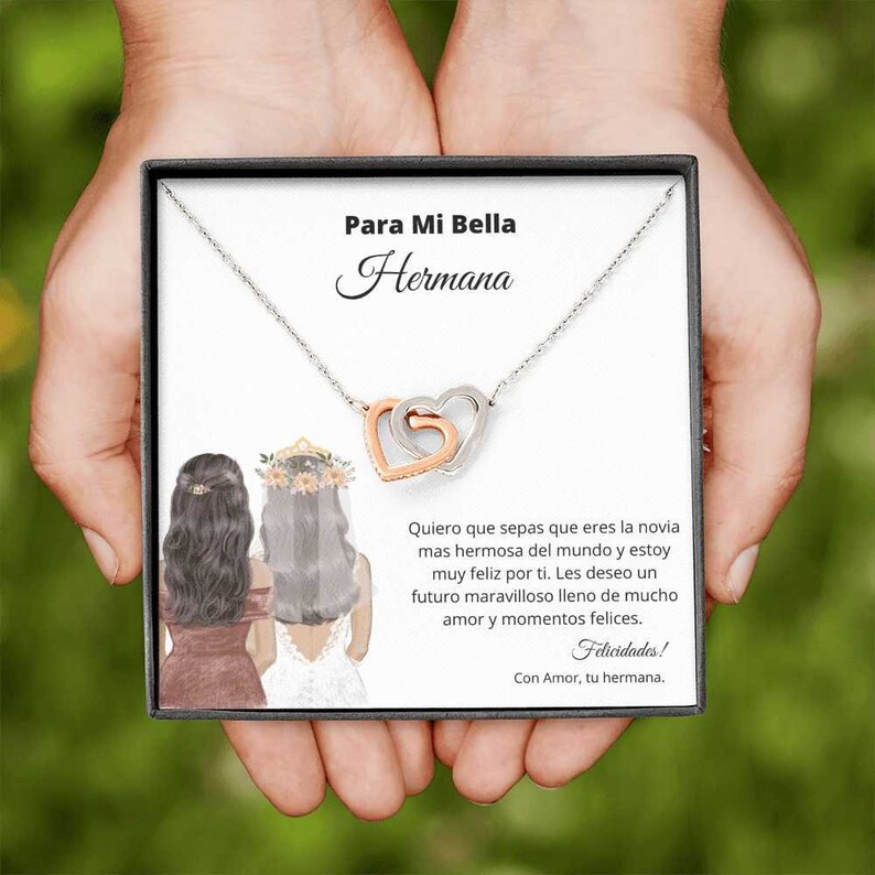 Regalo Para Hermana En Su Boda Sisters Wedding Gift in Etsy