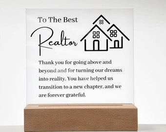 Realtor Appreciation Gift, Real Estate Agent Gift, Thank You Gift for Realtor, Gift Ideas for Realtors