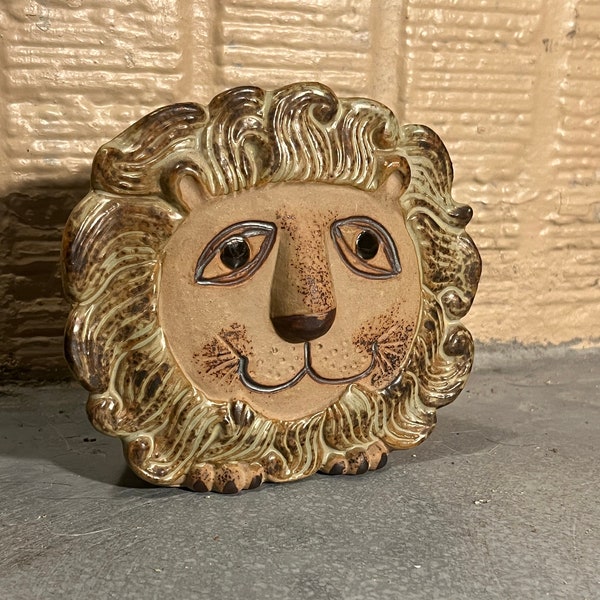 Pottery Lion Etsy
