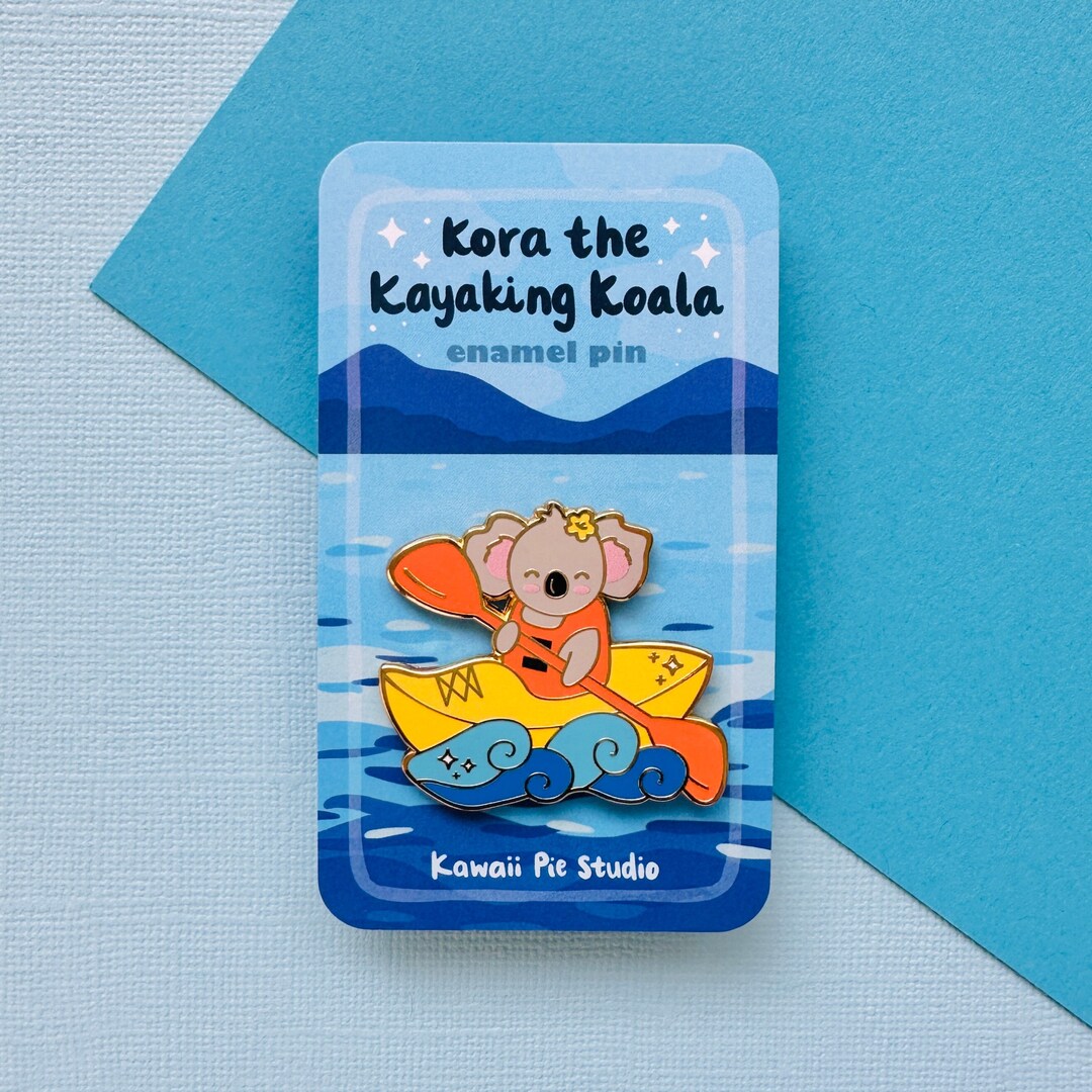Koala Bear Cute Enamel Pin Kayak Gift Animal Pin Cute - Etsy