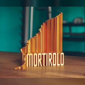 Mortirolo - CYCLING'S GREATEST CLIMBS 3D - Souvenir de cyclisme - Cadeau pour cycliste - Idées d'anniversaire - Montagne 3D