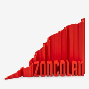 Zoncolan - CYCLING’S GREATEST CLIMBS 3D - Cycling Souvenir - Gift for cyclist - Birthday ideas - Mountain 3d