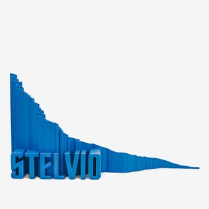Stelvio from Prato - CYCLING’S GREATEST CLIMBS 3D - Cycling Souvenir - Gift for cyclist - Birthday ideas - Mountain 3d
