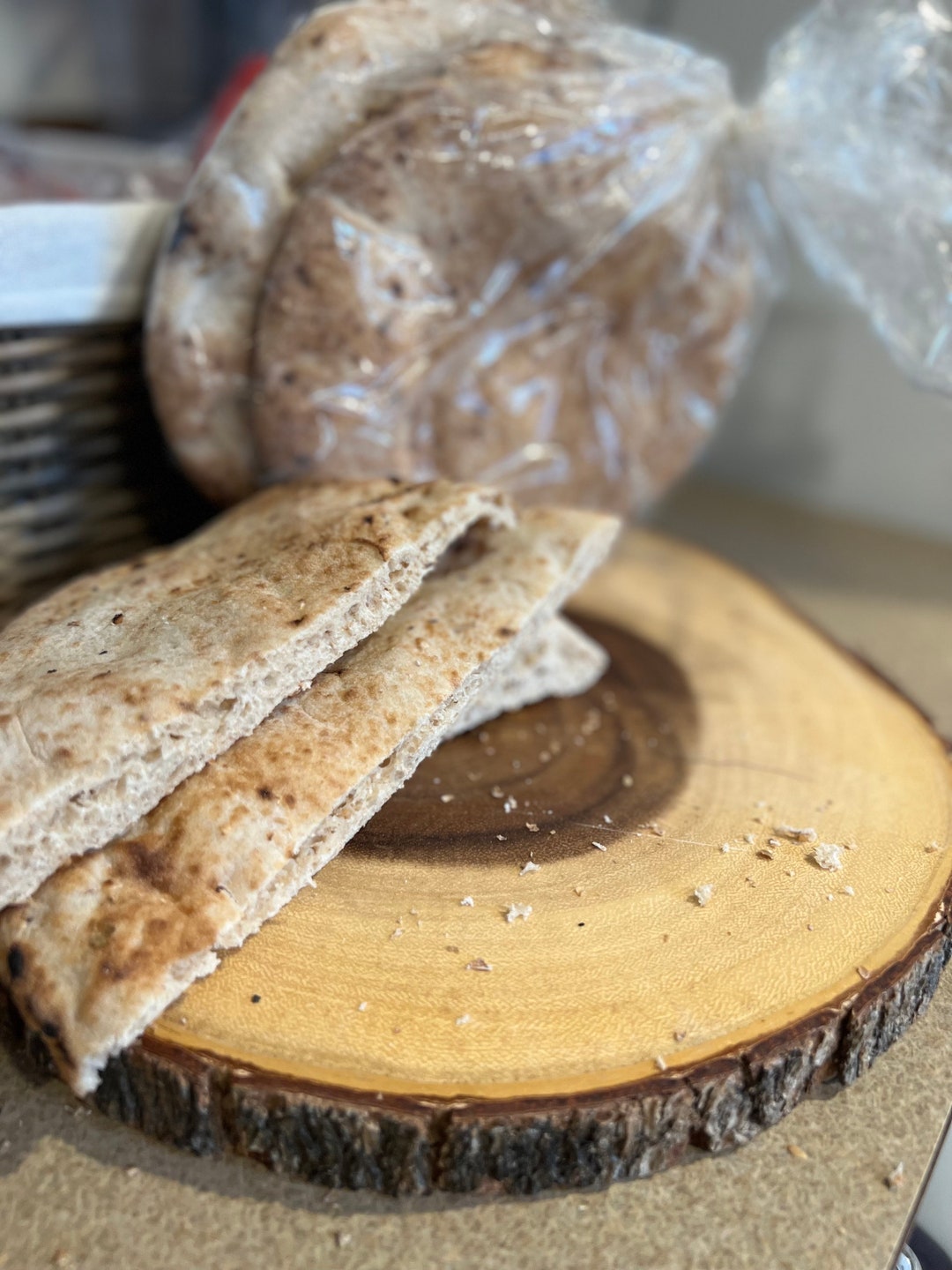 Egyptian Version of Pita Bread Balady Bread 4 in Pack Frozen - Etsy