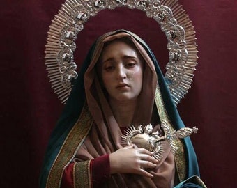 Our Lady of Sorrow V47 Poster Print Art Home Wall Decor Catholic ...