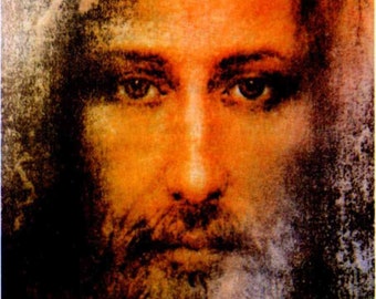 The Shroud of Turin V1 Poster Print Art Home Wall Decor Catholic Painting