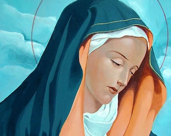 Our Lady of Sorrow V24 Poster Print Art Home Wall Decor Catholic ...