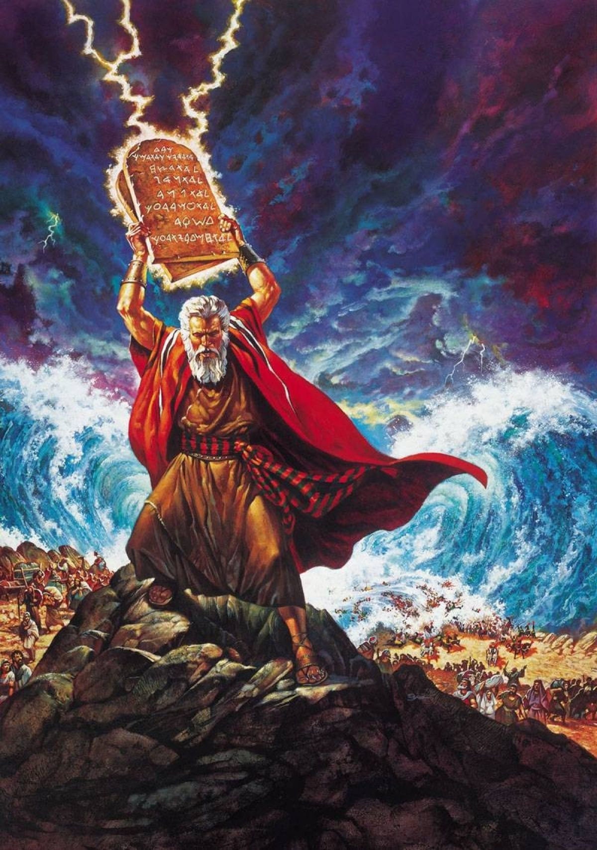 Moses V14 Poster Print Art Home Wall Decor Catholic Painting