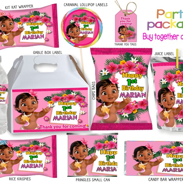 Moana Birthday Party - Etsy