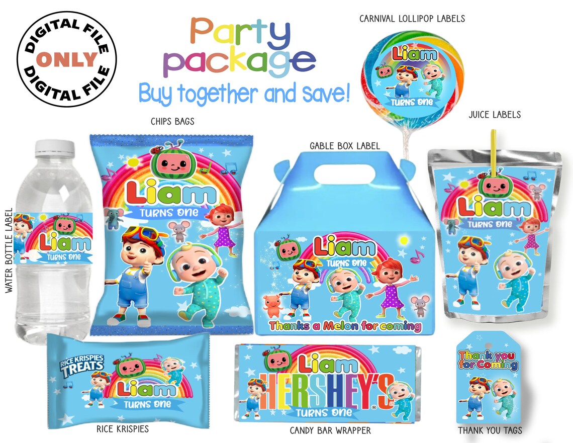 Party Favors Birthday Party Package Etsy Canada