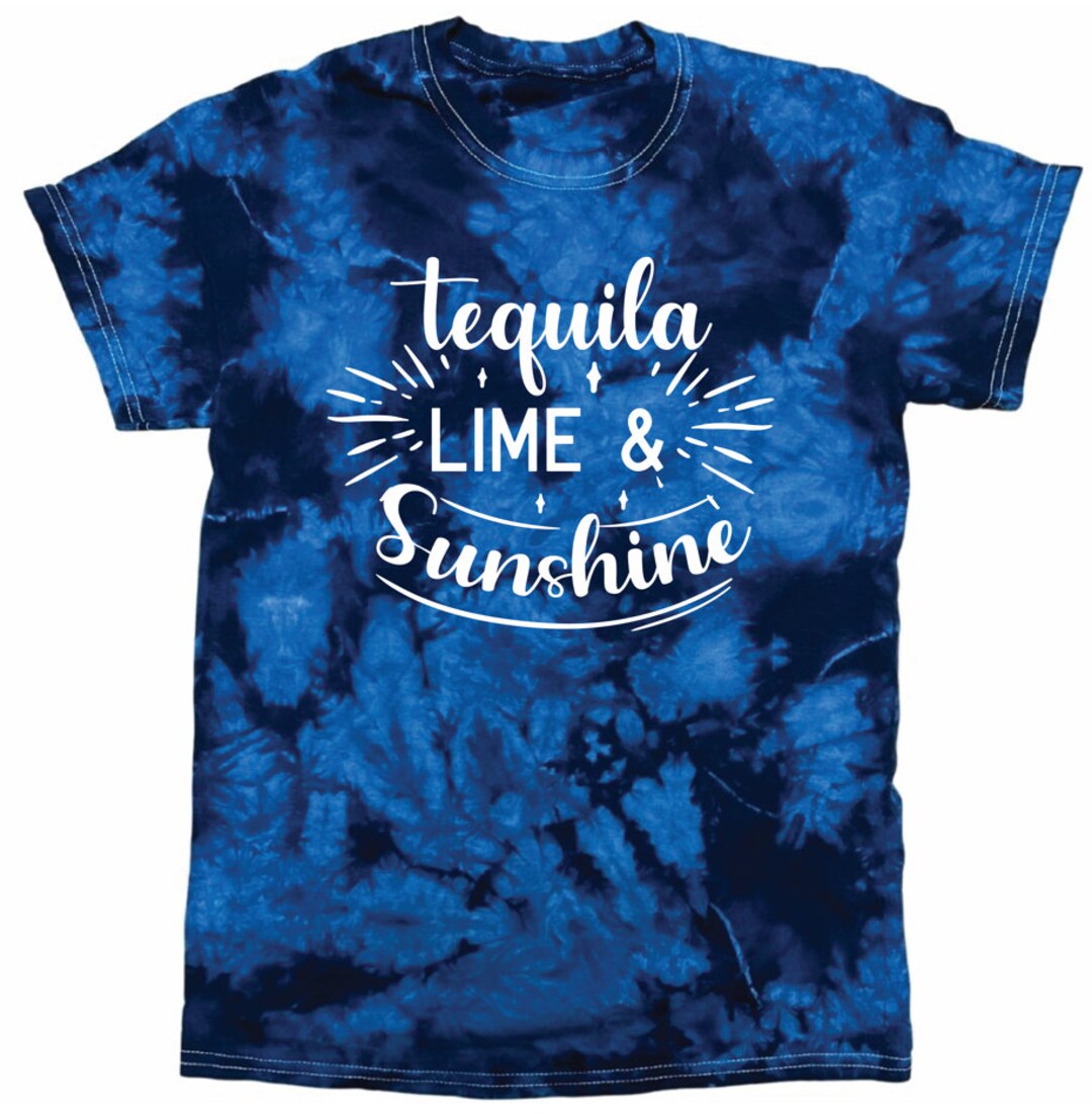 Tequila Lime and Sunshine Tshirt Summer Drinking Tee Etsy