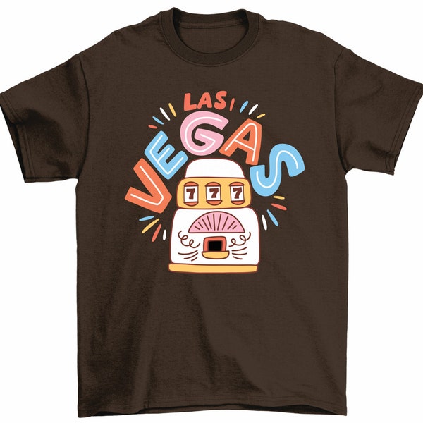 Las Vegas Slot Machine T-Shirt Casino Gambling Unisex Tee