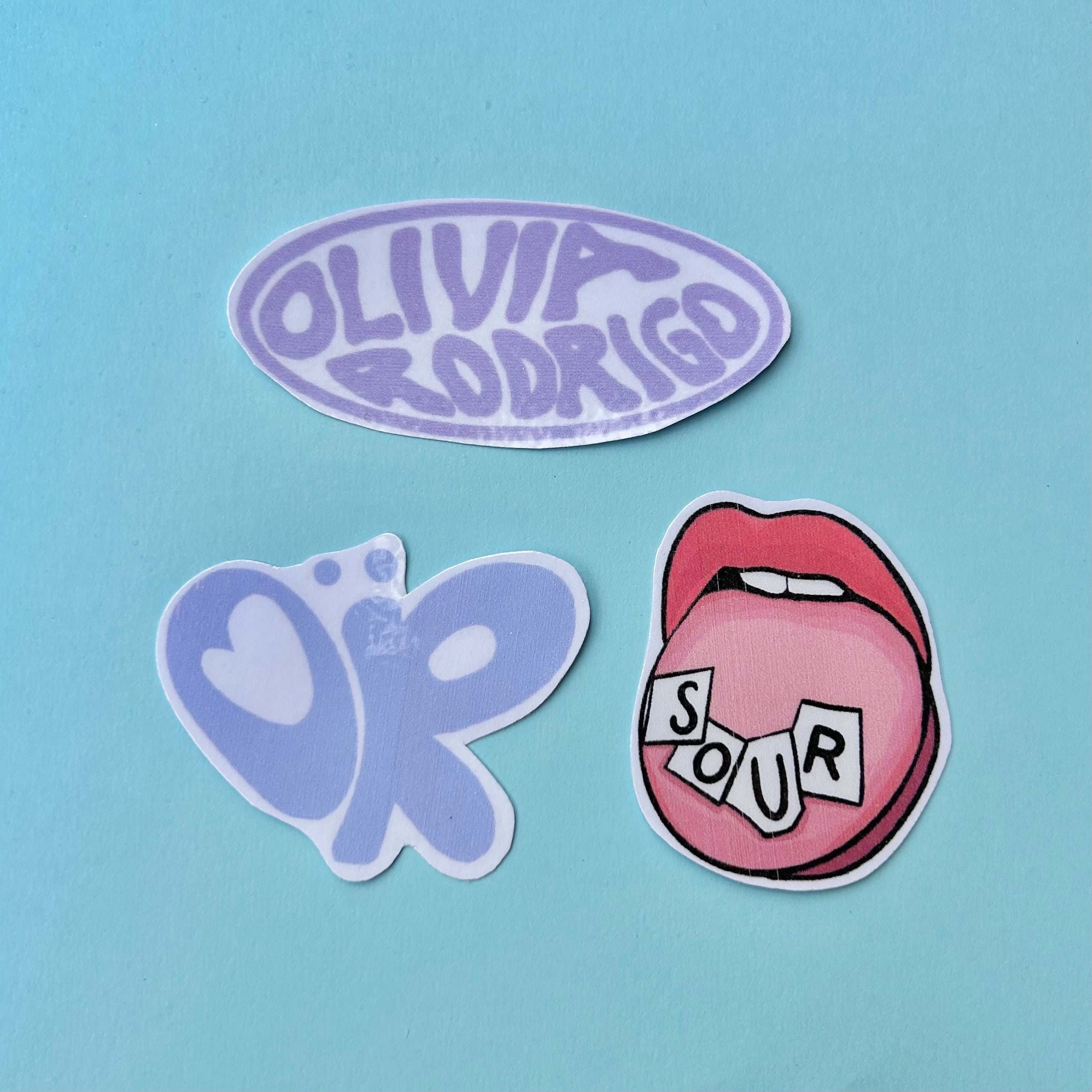 Olivia Rodrigo Sour Sticker Packsour Stickerswaterproof Stickersolivia  Rodrigo Stickerscustom Stickersdie Cut Vinyl Stickers -  Finland