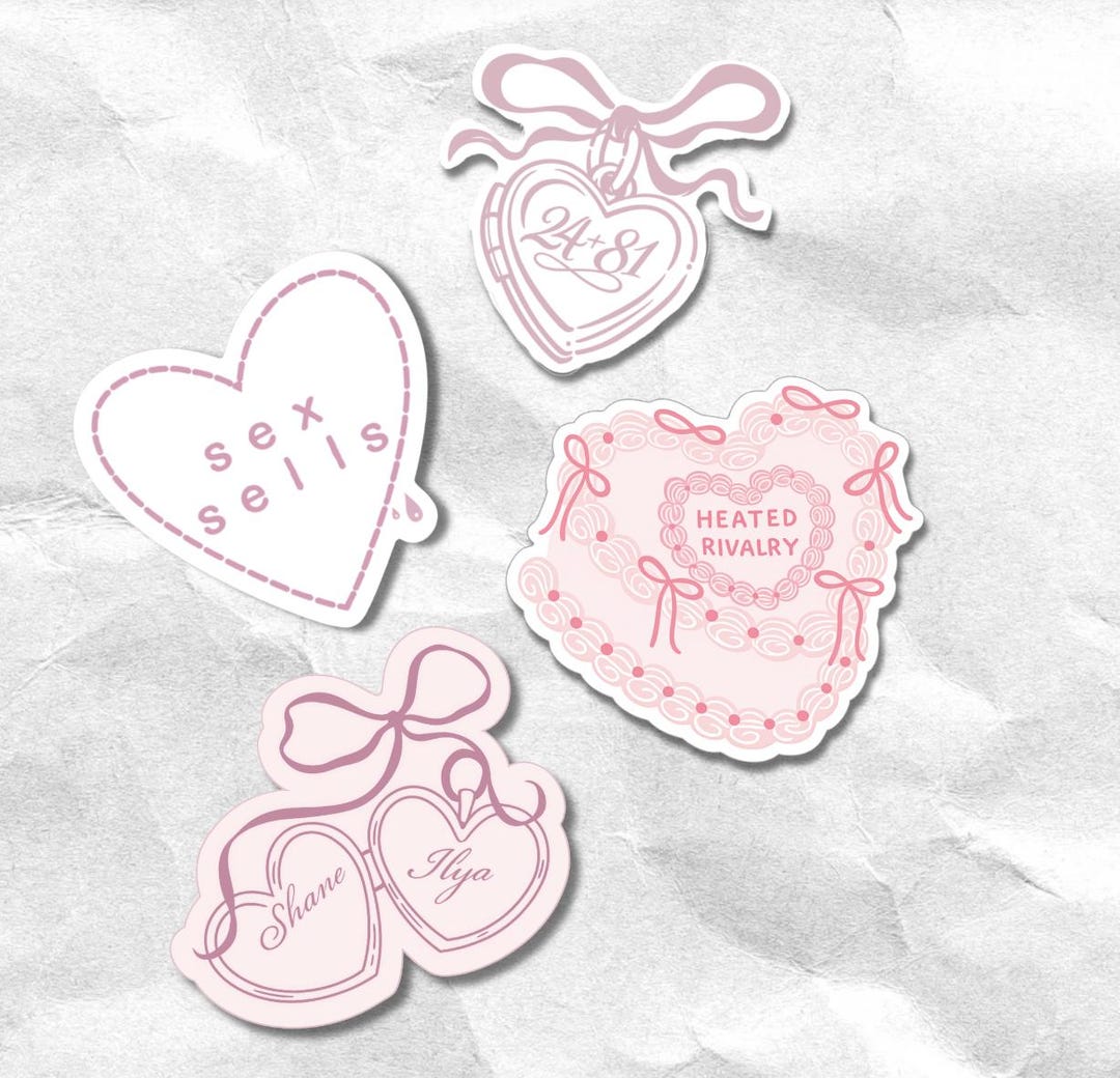 Buy Heated Rivalry Sticker Pack Inspired by Shane and Ilya | Mlm ...