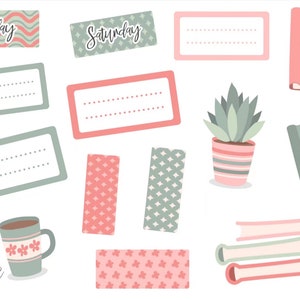 200+ GoodNotes Notability Digital Stickers, Digital Calendar Stickers, Digital Journal Stickers, Digital Planner Stickers