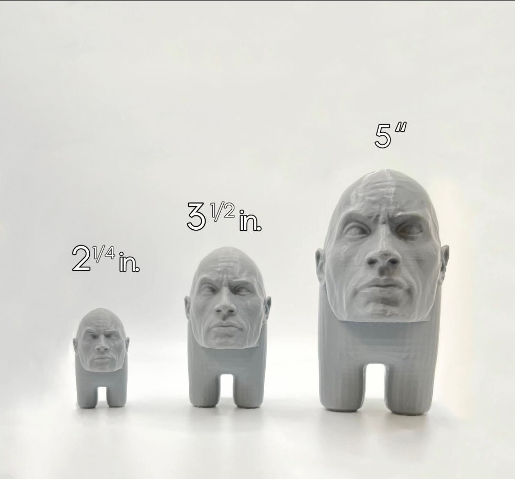 Free STL file The Rock Among Us・3D print design to download・Cults