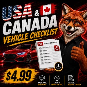 Omedelbar checklista för fordon i USA och Kanada -- Läs mina recensioner!