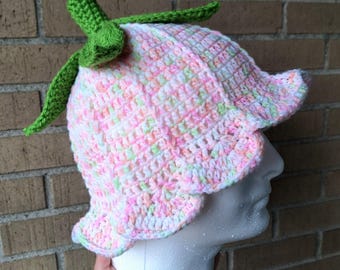 Handmade Crochet Flower Hat