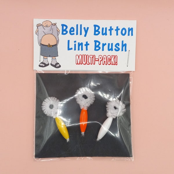 Belly Button Duster "Multi-pack" Gag Gifts; White Elephant; Novelty Gifts, Stocking Stuffers, Funny Gag Gifts, Belly Button Lint Brush Funny