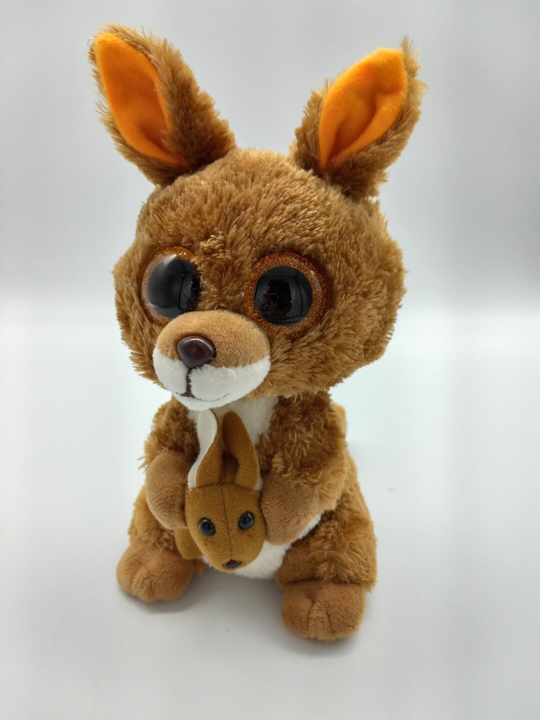 Beanie Boos KIPPER the Kangaroo Glitter Eyes Plush Stuffed Animal, Cute