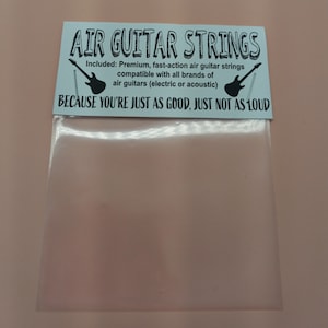 Air Guitar Strings Funny Gag Gifts; White Elephant; Novelty Gifts, Stocking Stuffers, Funny Gag Gifts, Air Guitar Strings Prank Gift Funny