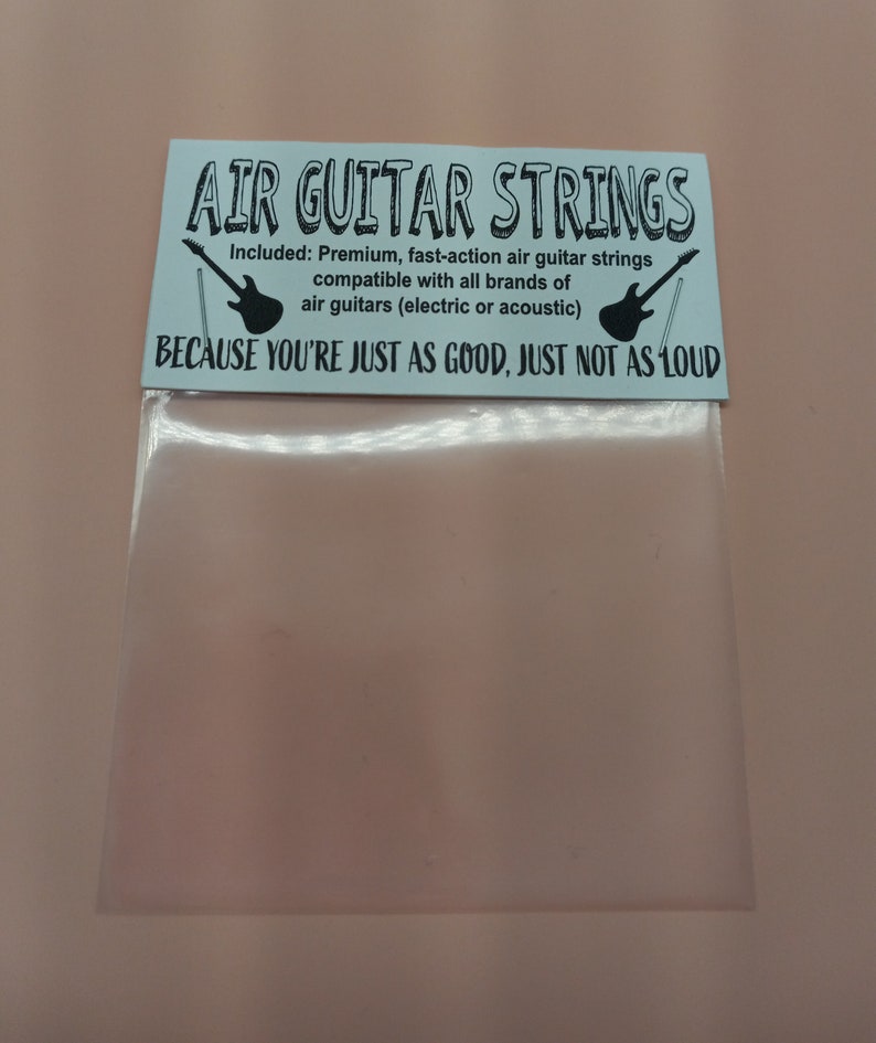 Air Guitar Strings Funny Gag Gifts White Elephant Novelty Gifts