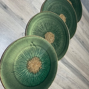 MADE TO ORDER - Deep Green Resin Placemats 20cm - Custom Order