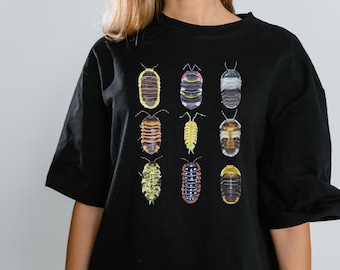 Isopod Study T-shirt: Nature Lover Gift