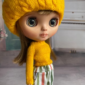Blythe doll knit set