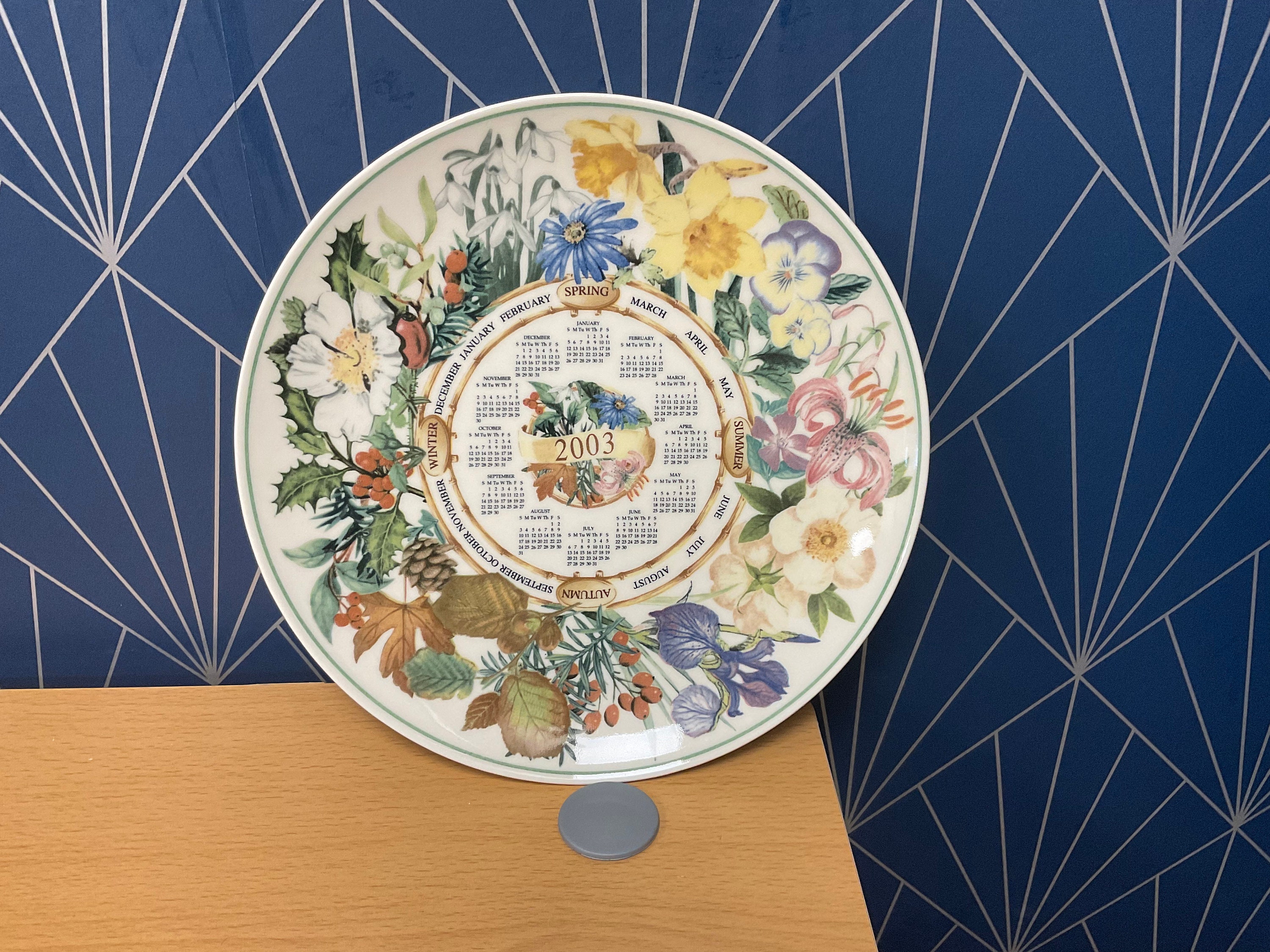 Wedgwood Exclusive Calendar Plate Etsy UK