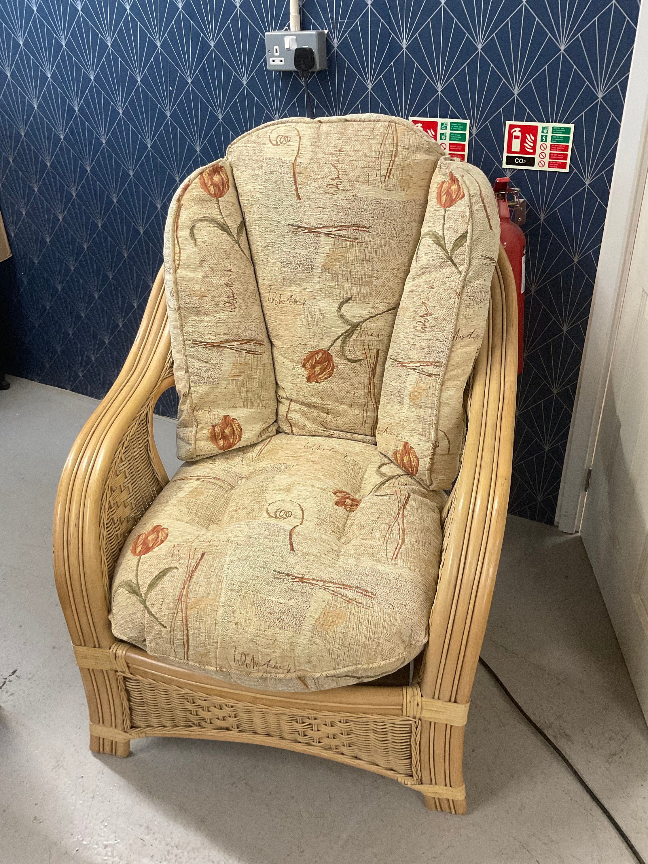 Daro Cane Single Wicker Chair - Etsy UK