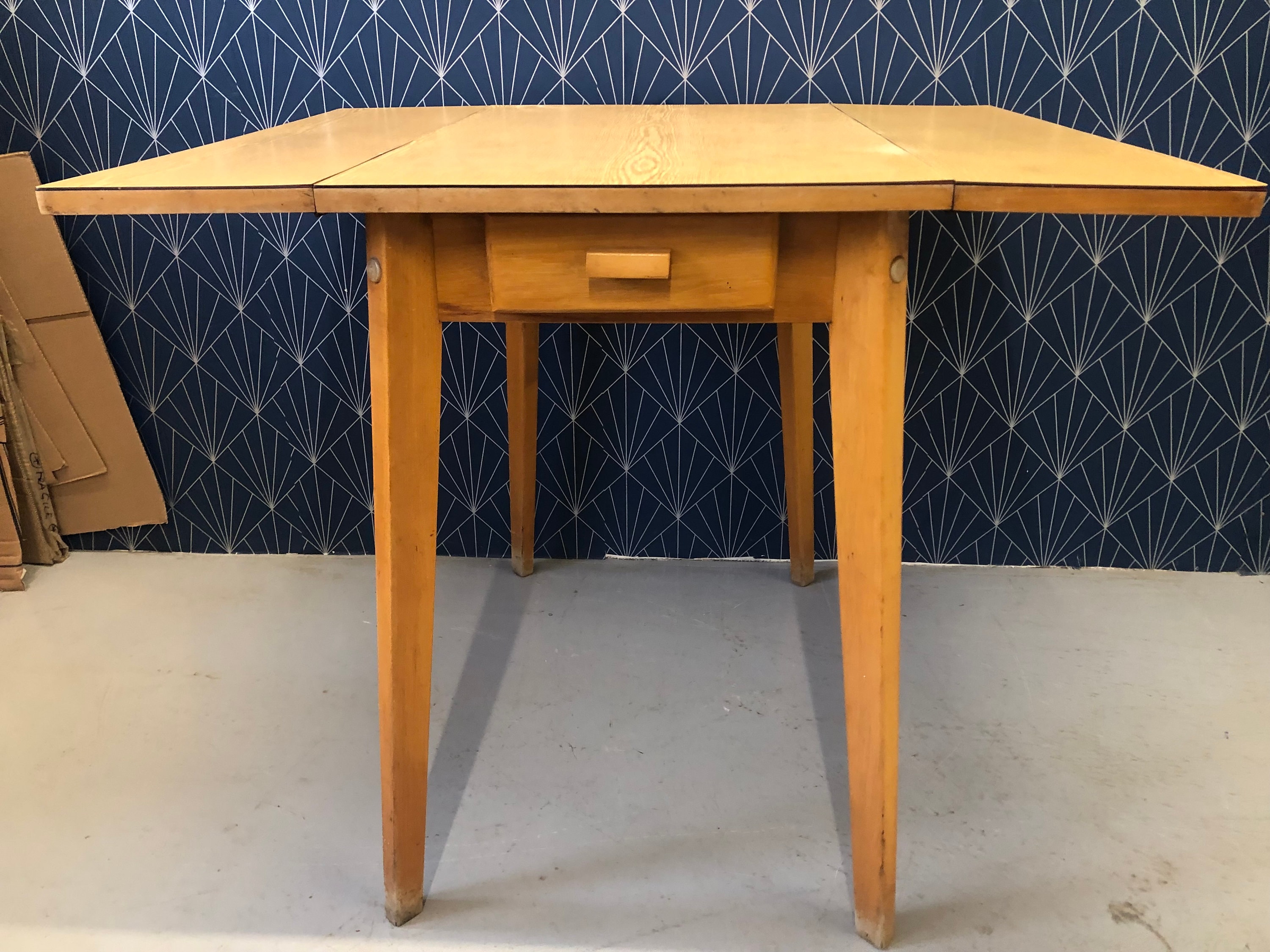 Retro Drop Leaf Formica Kitchen Table - Etsy UK