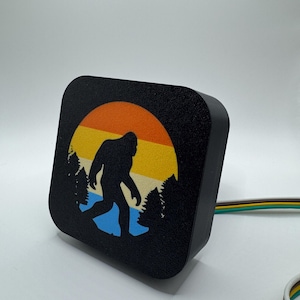 Retro Bigfoot Backlit Hitch Cover