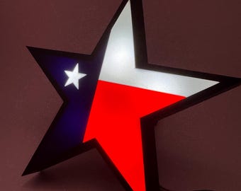 Texas Start Backlit LED Hitch Cover