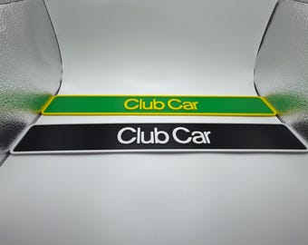 Club Car DS Name Plate with Custom Color (15.75"x2.25)