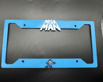 Mega Man License Plate Frame