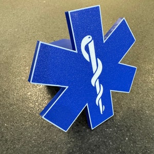 EMS Paramedic Star of Life Hitch Cover