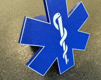 EMS Paramedic Star of Life Hitch Cover
