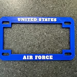 United States Air Force Motorcycle License Plate Frame