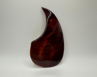 Handmade Resin Guitar Pick Guard with Turtle finish