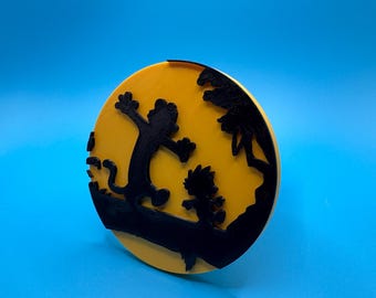 Calvin and Hobbes Moon Light Hitch Cover