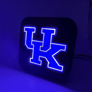 Personalized  3d Printed Backlit Hitch Cover
