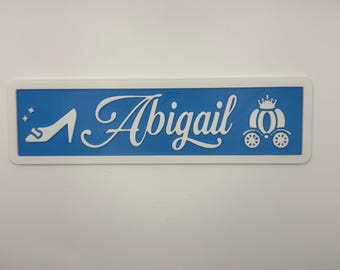 Princess Themed Kids Room Sign