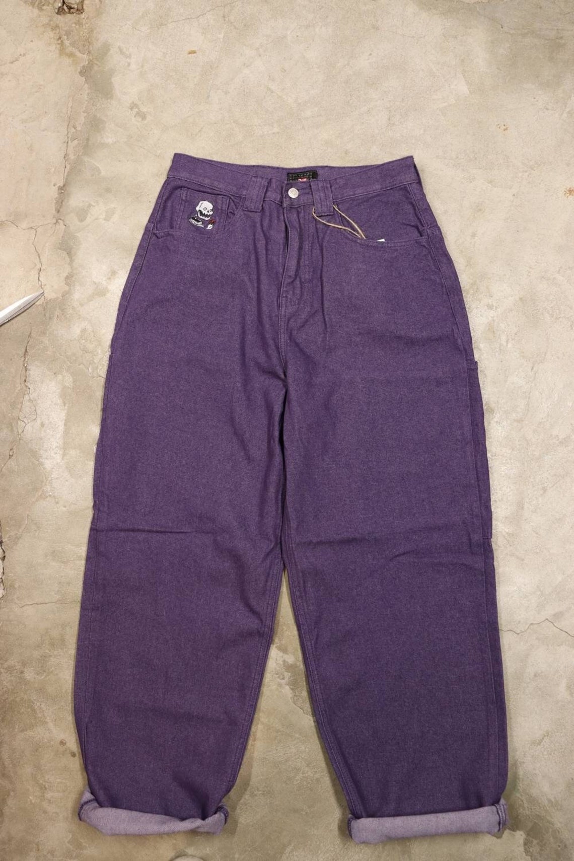 Purple Baggy Pants Etsy Canada