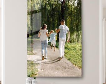 Custom Tempered Glass Photo Print | Personalized Wall Art | Gift for Home & Office